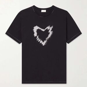 🖤🩶 NWT! Authentic Saint Laurent Heart T-Shirt